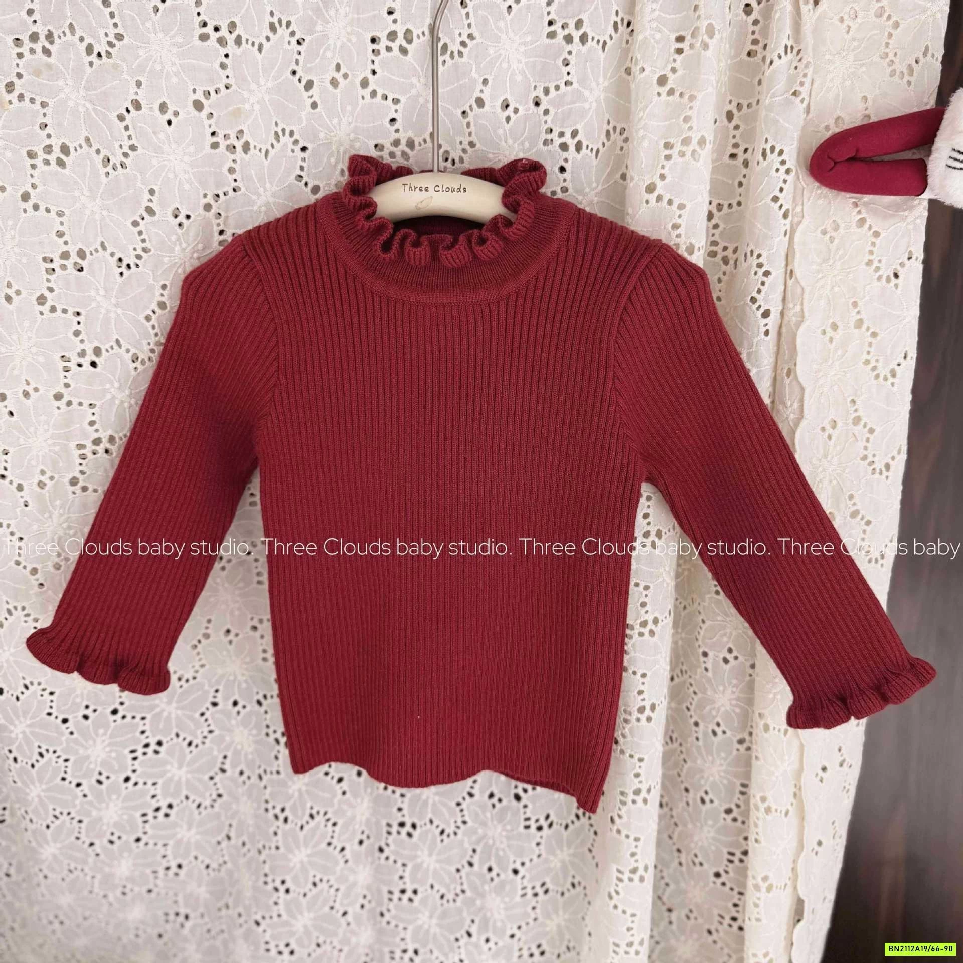 BODY PHAO NẤM MIX ÁO LEN ĐỎ