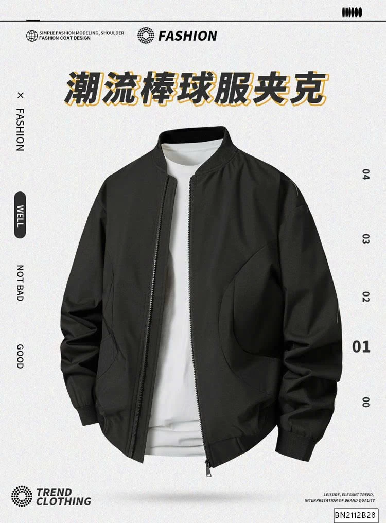 ÁO KHOÁC GIÓ NAM DÁNG BOMBER