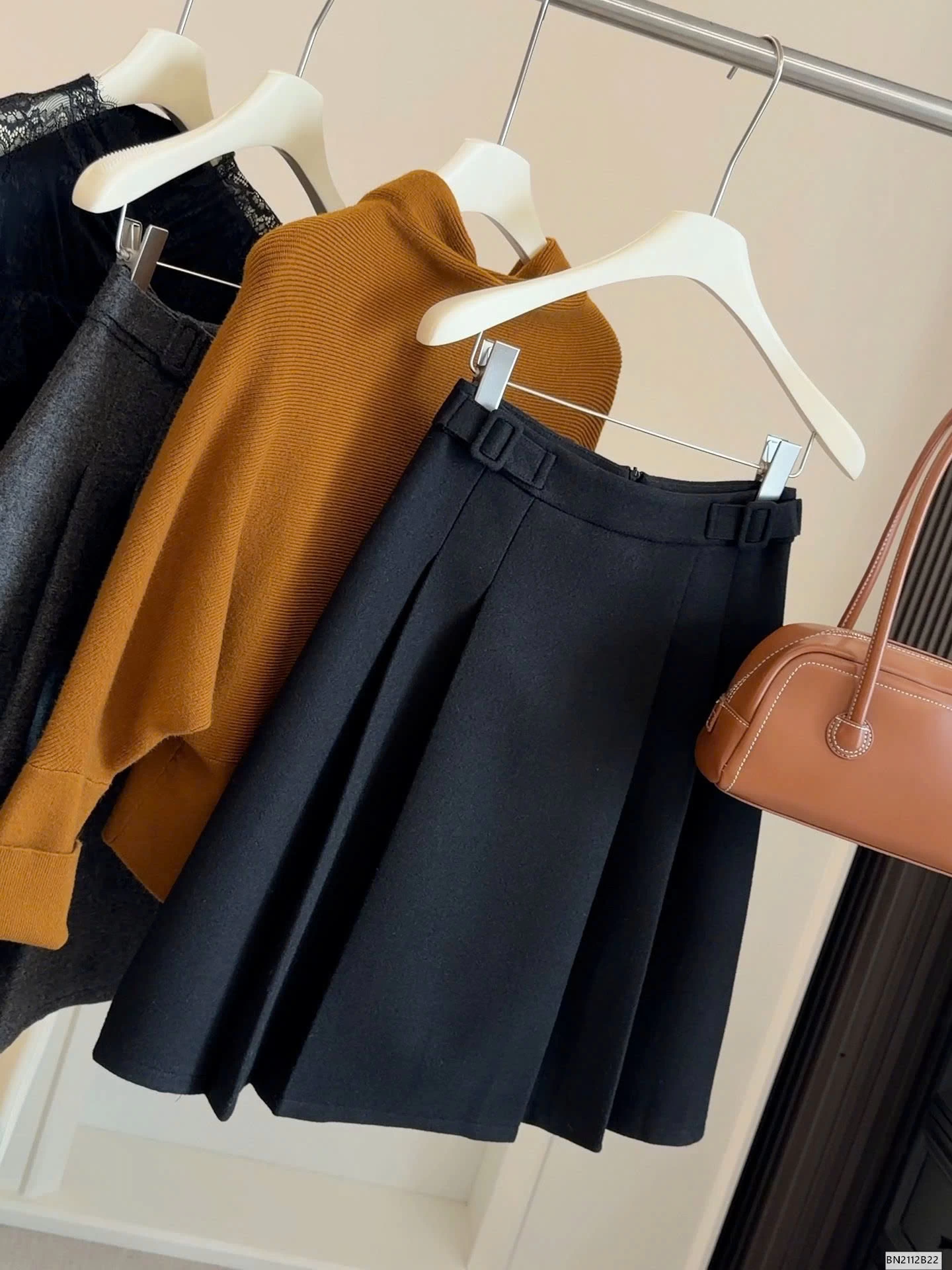 CHÂN VÁY DẠ XẾP LY HÀN QUỐC