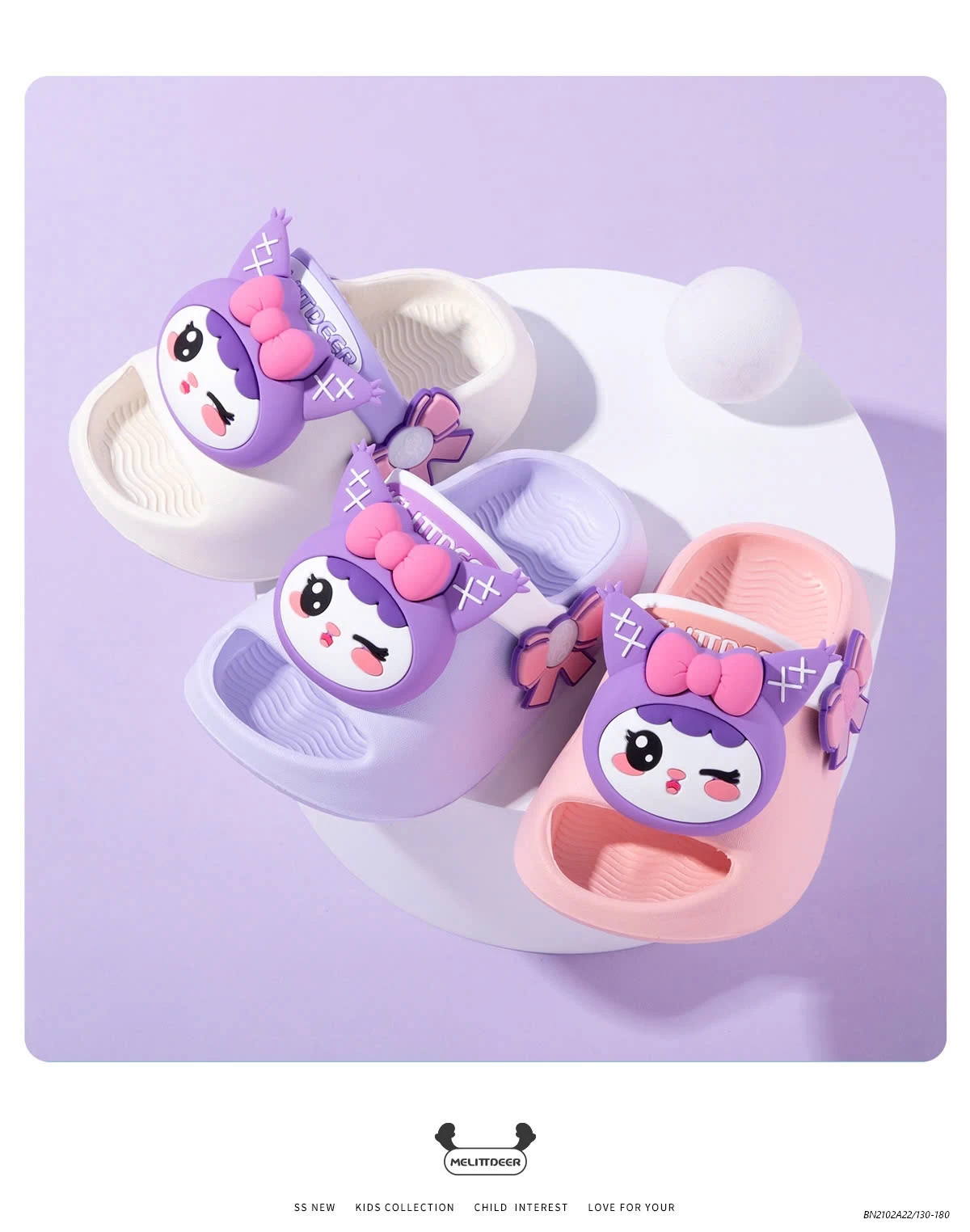 DÉP SIÊU NHẸ KUROMI QUAI SAU