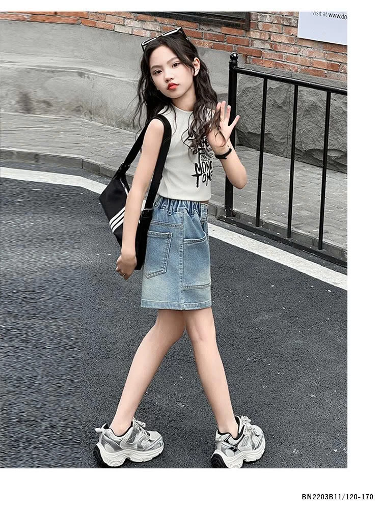 ÁO BALO DÁNG NGẮN MIX QUẦN SHORT JEAN SZ ĐẠI