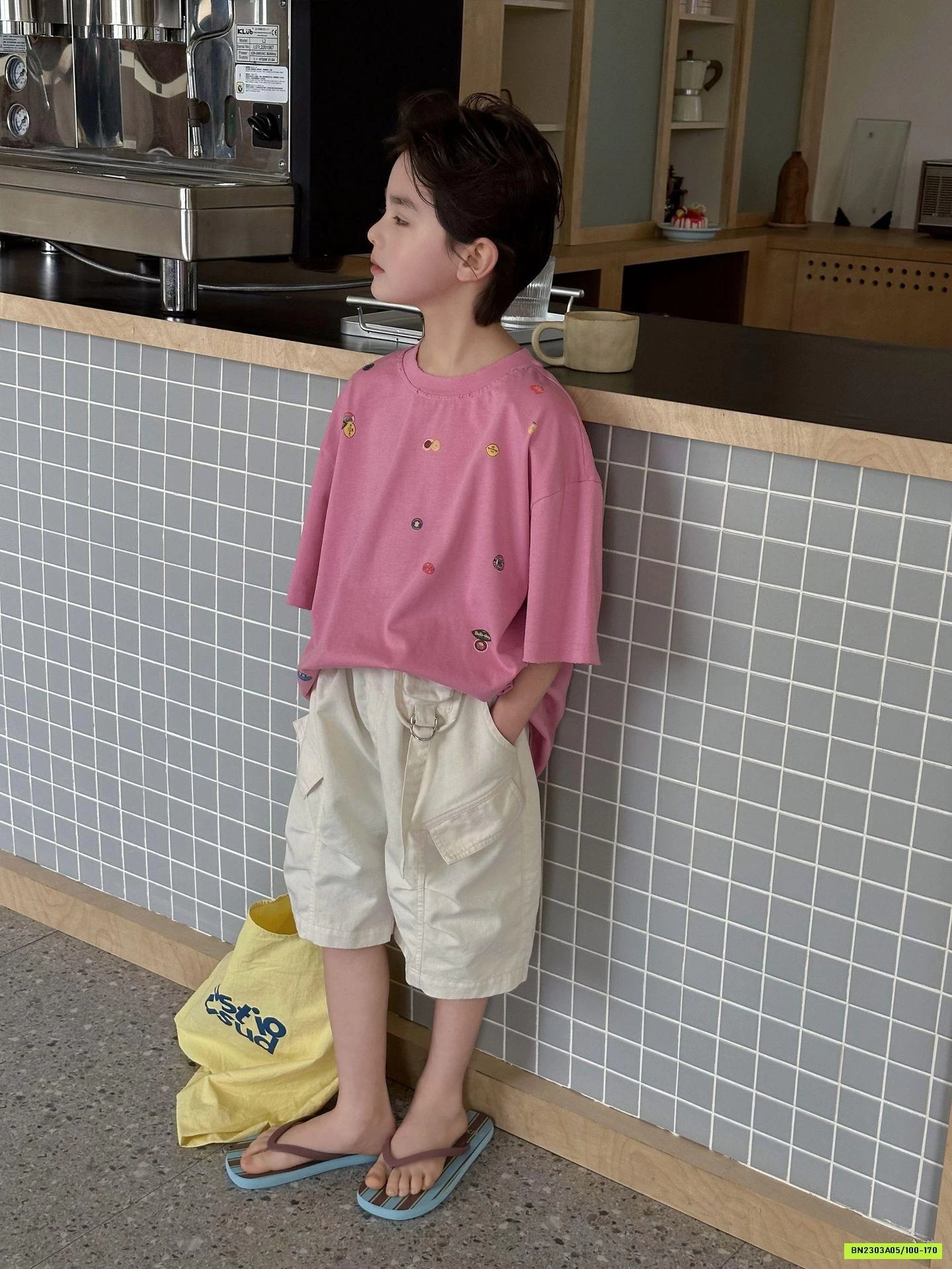 ÁO THUN HỒNG IN HÌNH HANYA