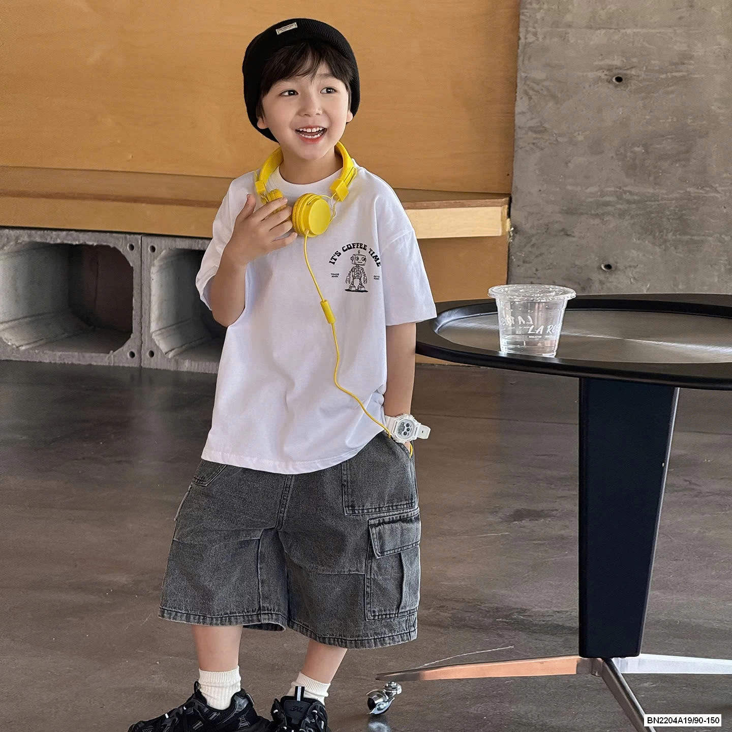 ÁO THUN ROBOT PHẢN QUANG AOAOKIDS