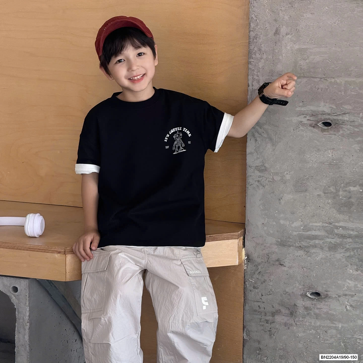 ÁO THUN ROBOT PHẢN QUANG AOAOKIDS