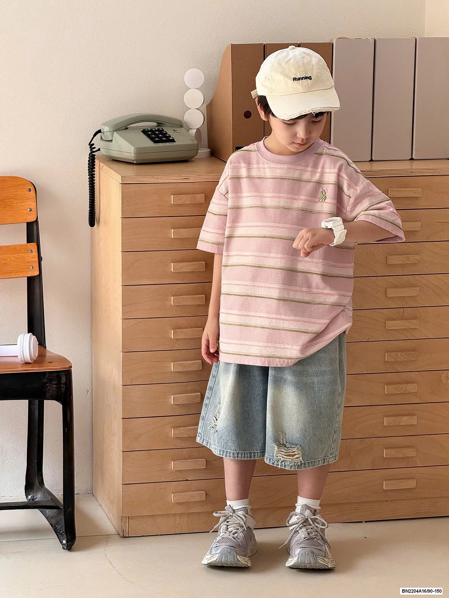 ÁO THUN KẺ NGANG AOAOKIDS