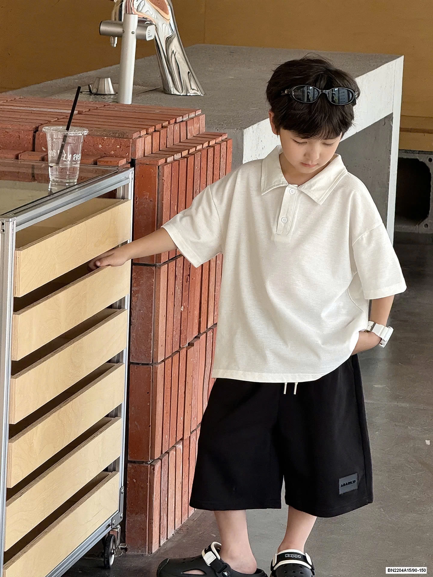 POLO TRƠN MÀU AOAOKIDS