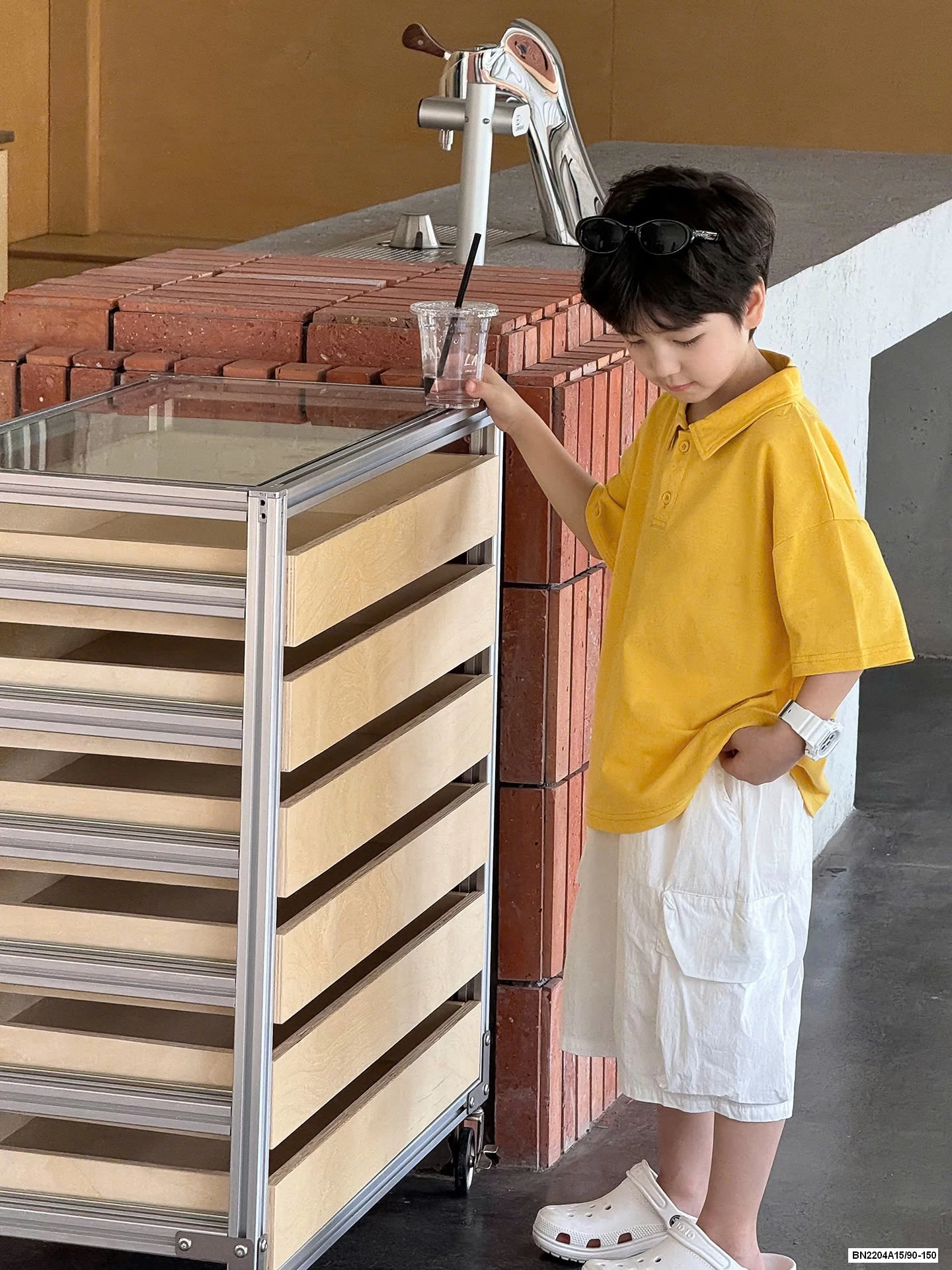 POLO TRƠN MÀU AOAOKIDS