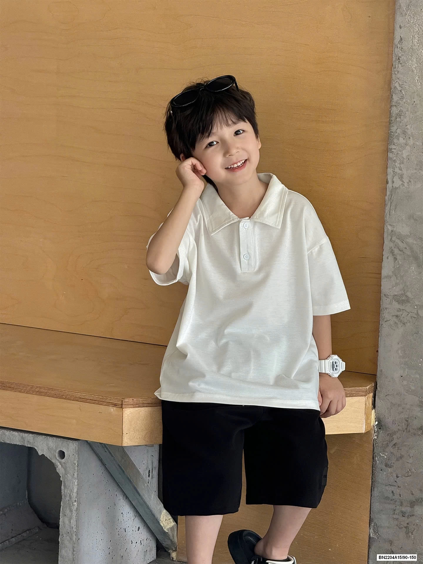 POLO TRƠN MÀU AOAOKIDS