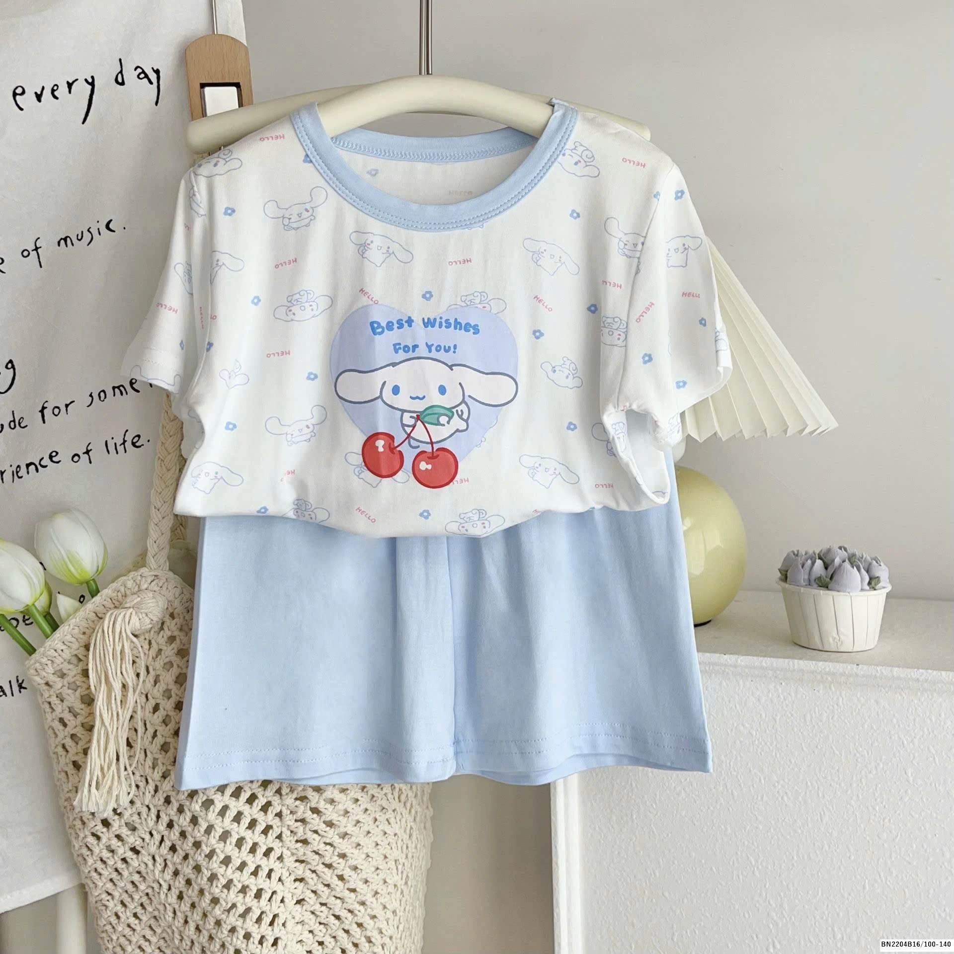 BỘ COTTON MẶC NHÀ HOẠT HÌNH