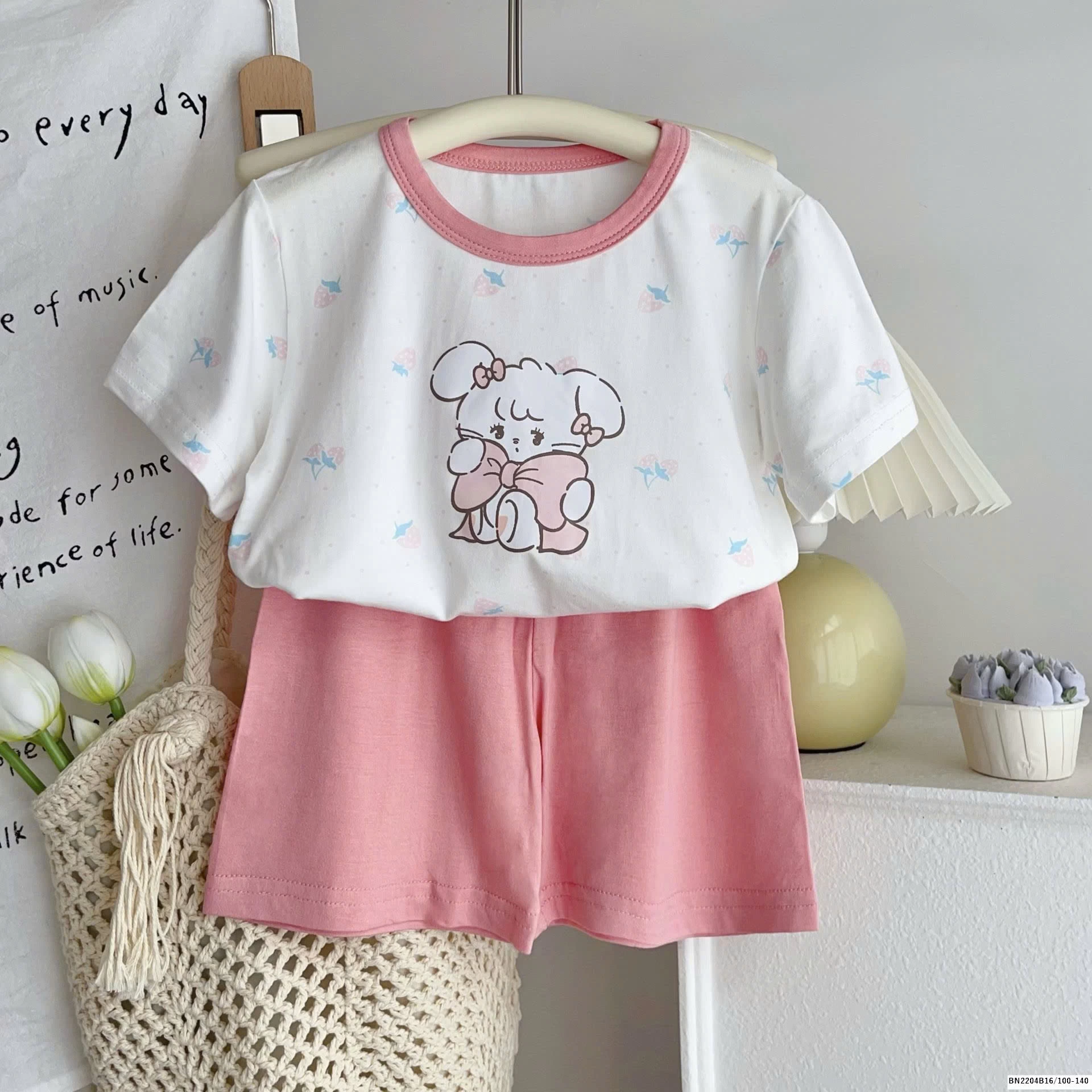 BỘ COTTON MẶC NHÀ HOẠT HÌNH