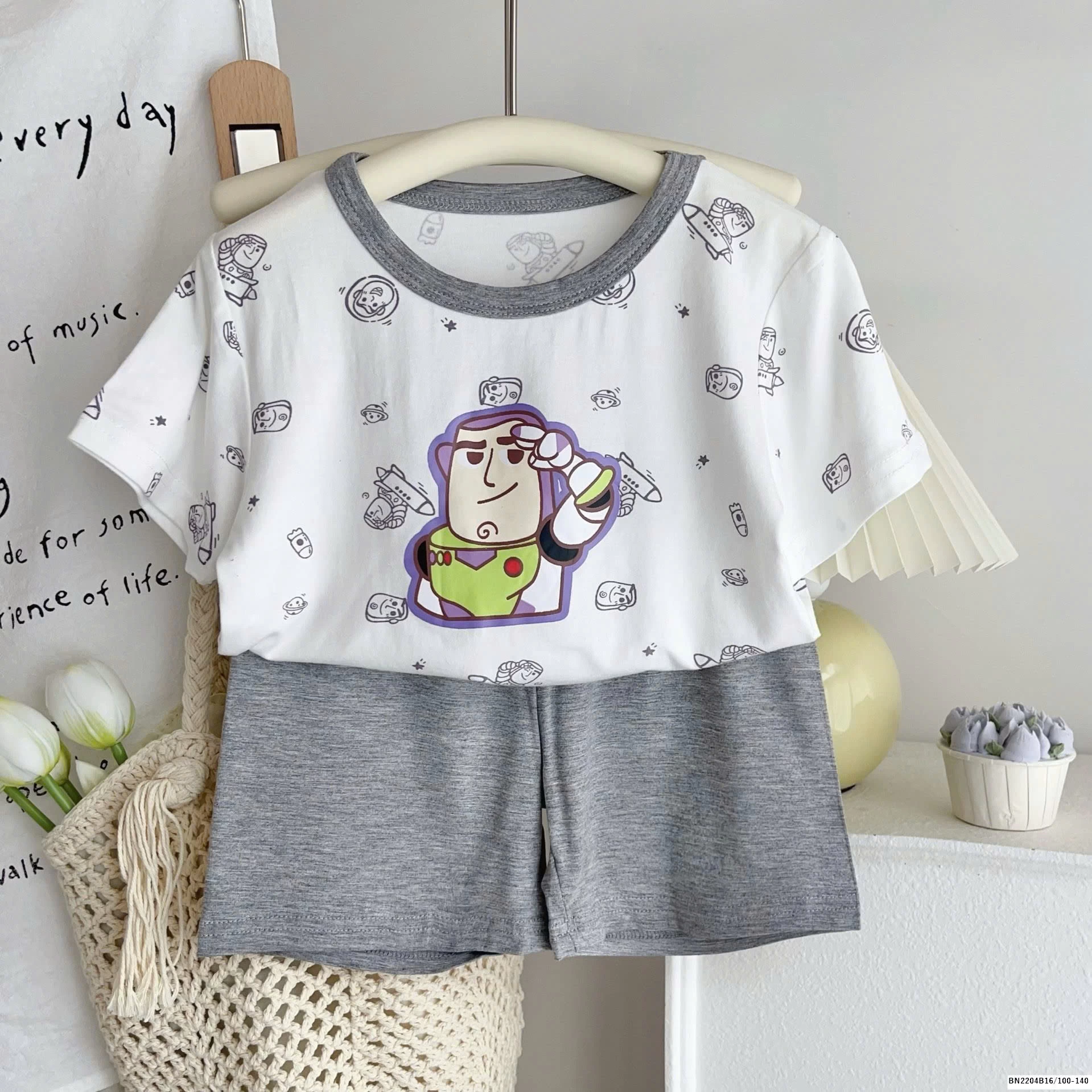 BỘ COTTON MẶC NHÀ HOẠT HÌNH
