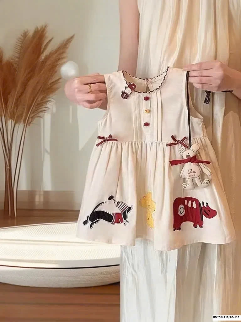 Váy xinh hình cún sát nách