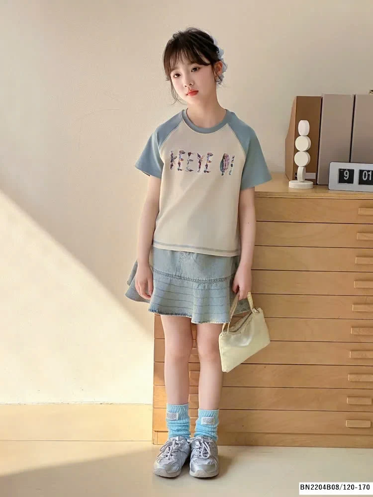 SET ÁO PHÔNG MIX CHÂN VÁY JUZITIGE