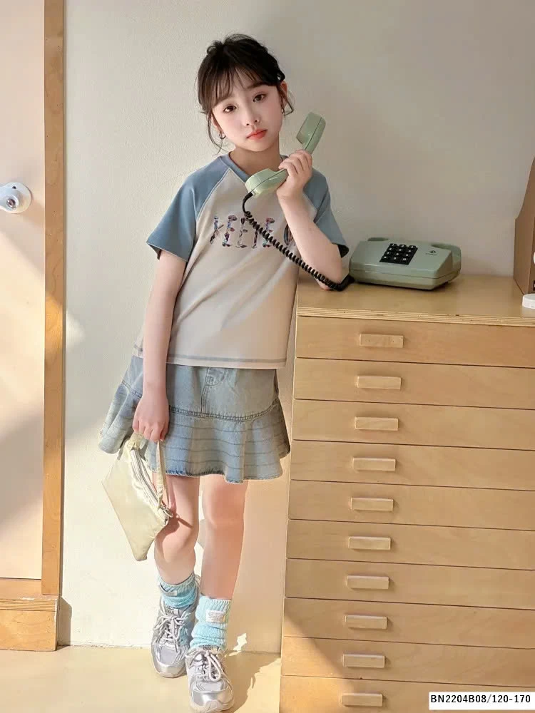 SET ÁO PHÔNG MIX CHÂN VÁY JUZITIGE