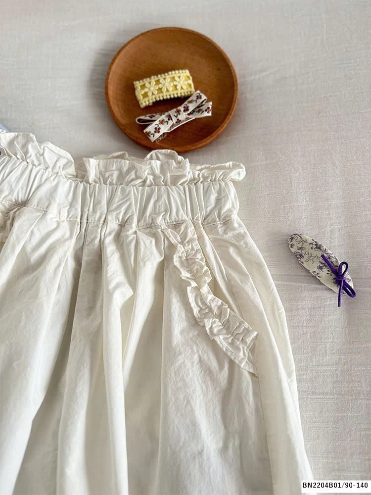 QUẦN THÔ ỐNG SỚ CẠP CHUN BÉ GÁI