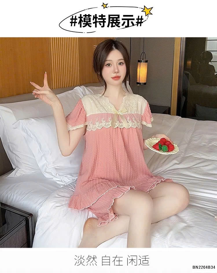 SET BỘ NGỦ PHỐI REN CHO NỮ