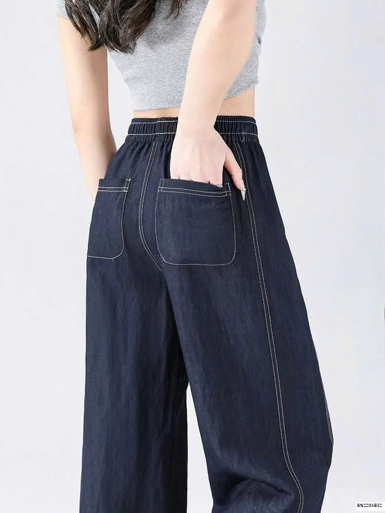 QUẦN SUÔNG DENIM NỮ