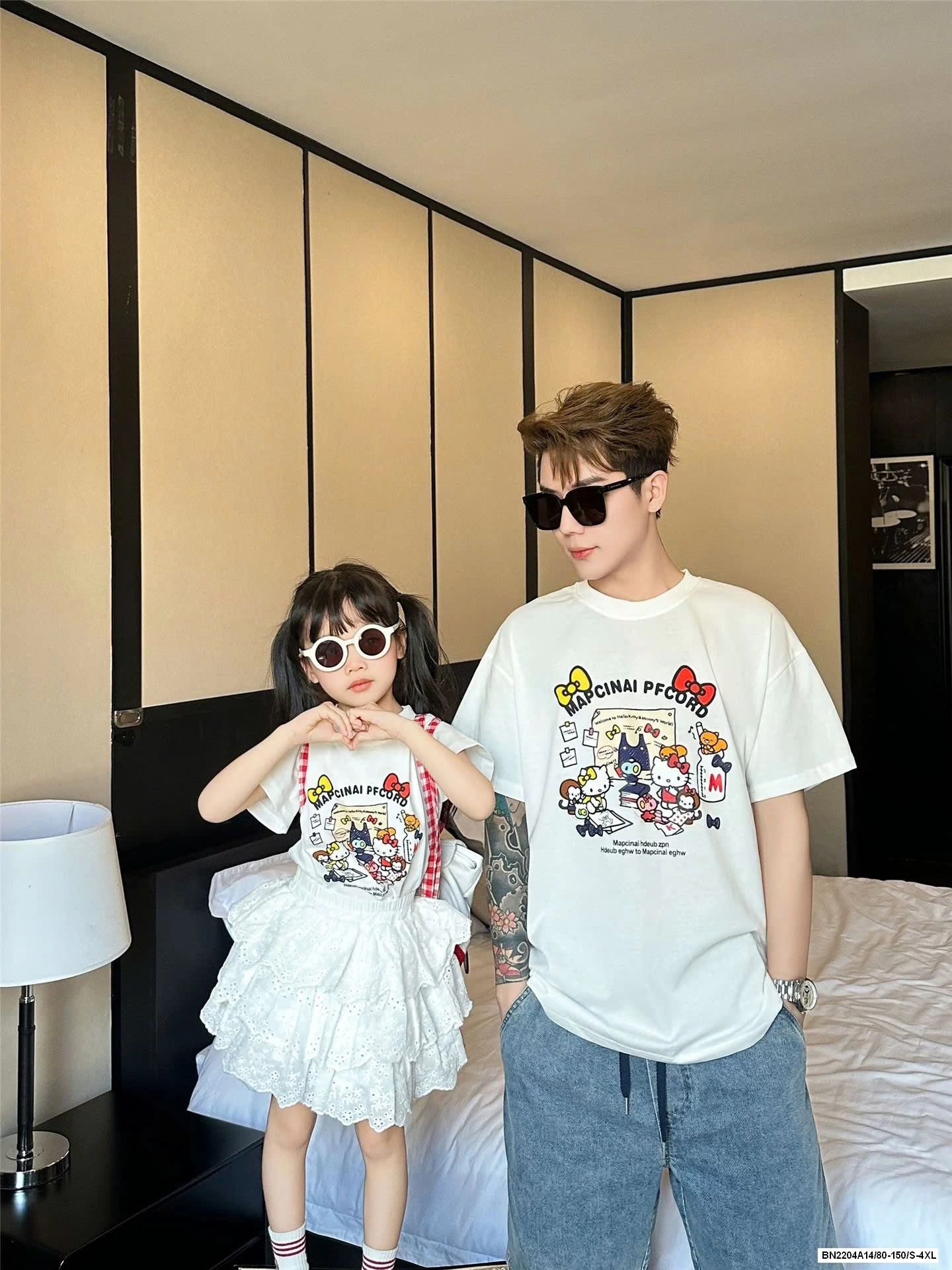 ÁO THUN KITTY GIA ĐÌNH