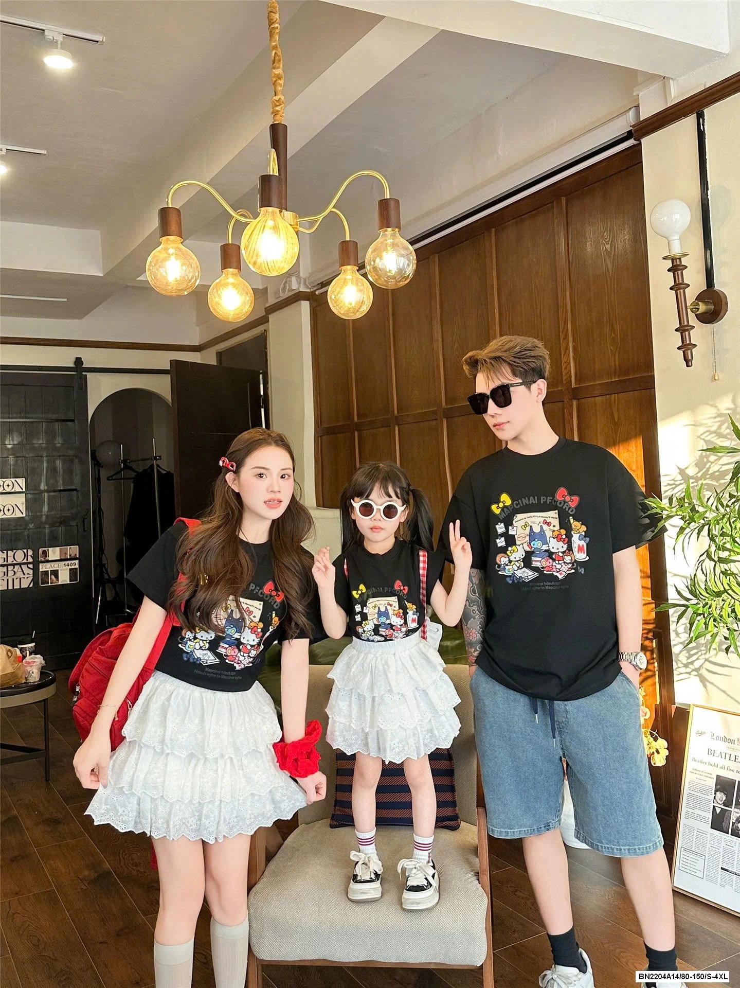 ÁO THUN KITTY GIA ĐÌNH