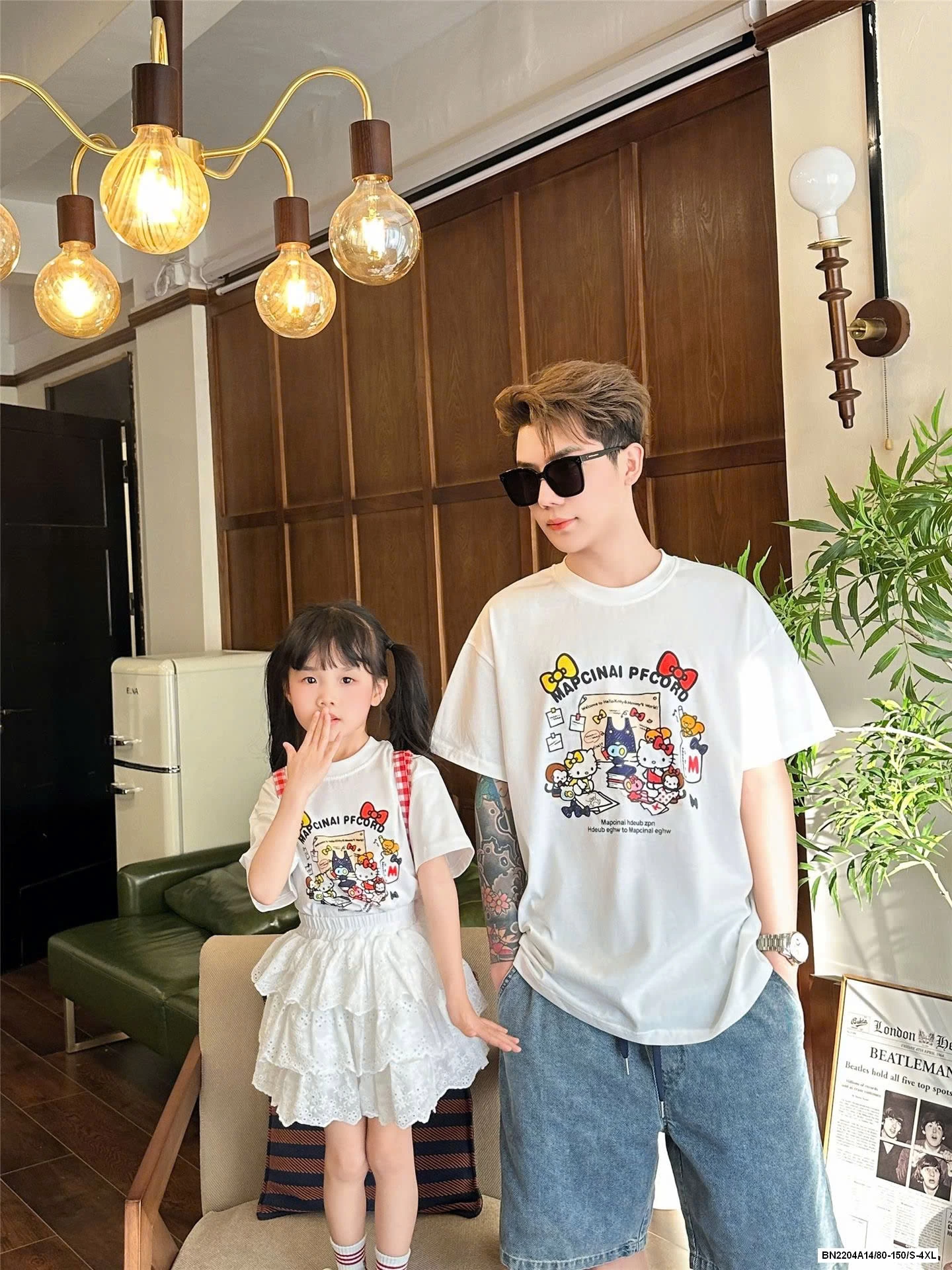 ÁO THUN KITTY GIA ĐÌNH