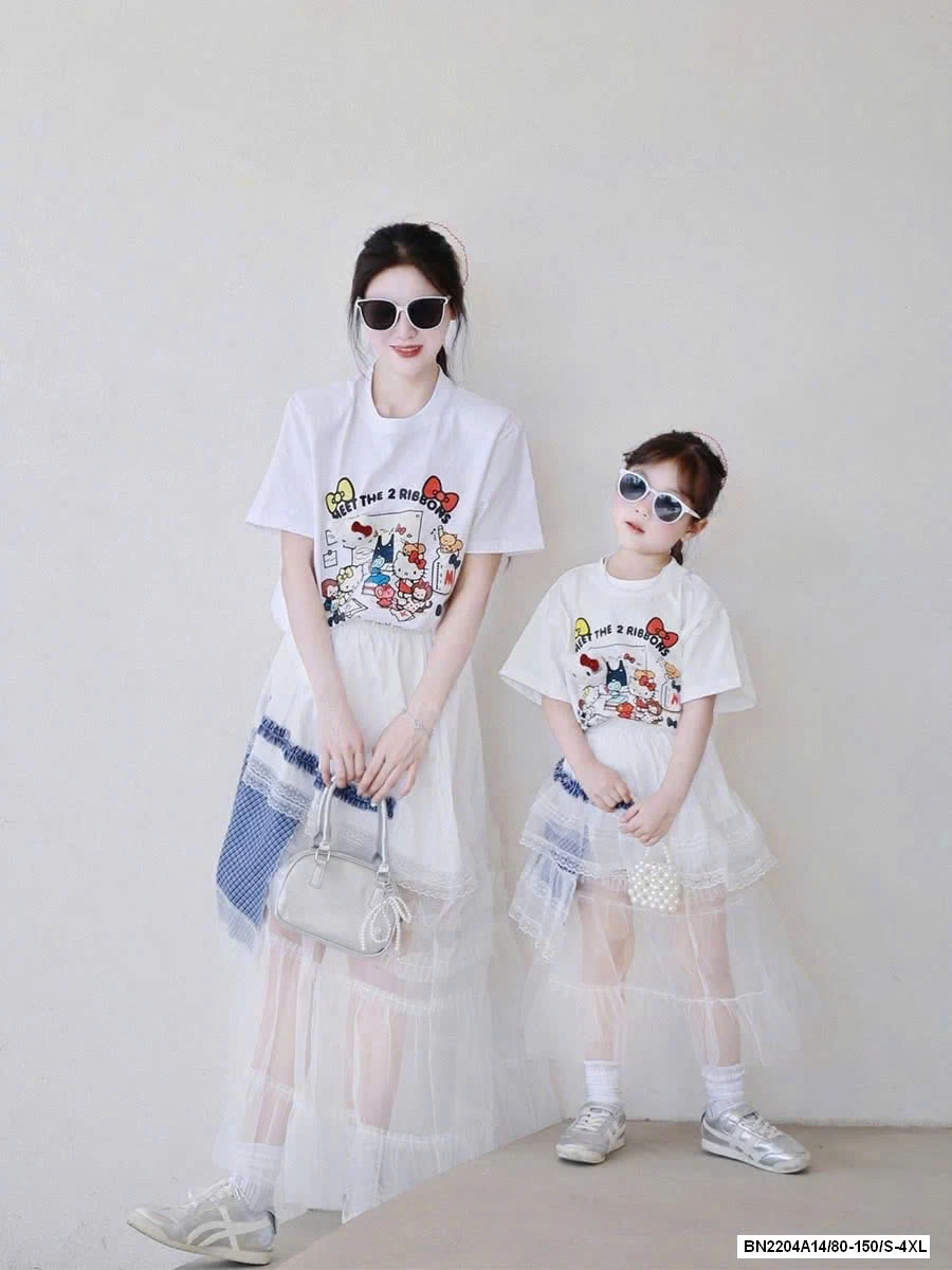 ÁO THUN KITTY GIA ĐÌNH