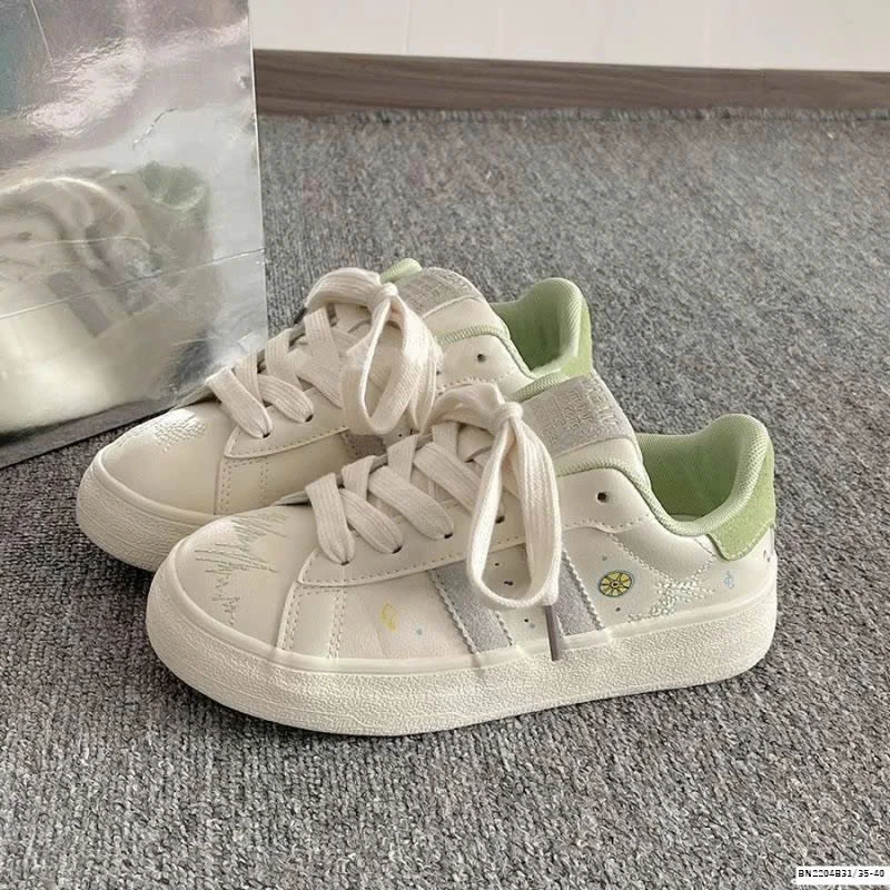 GIÀY THỂ THAO BUỘC DÂY PHỐI VẠCH NỮ