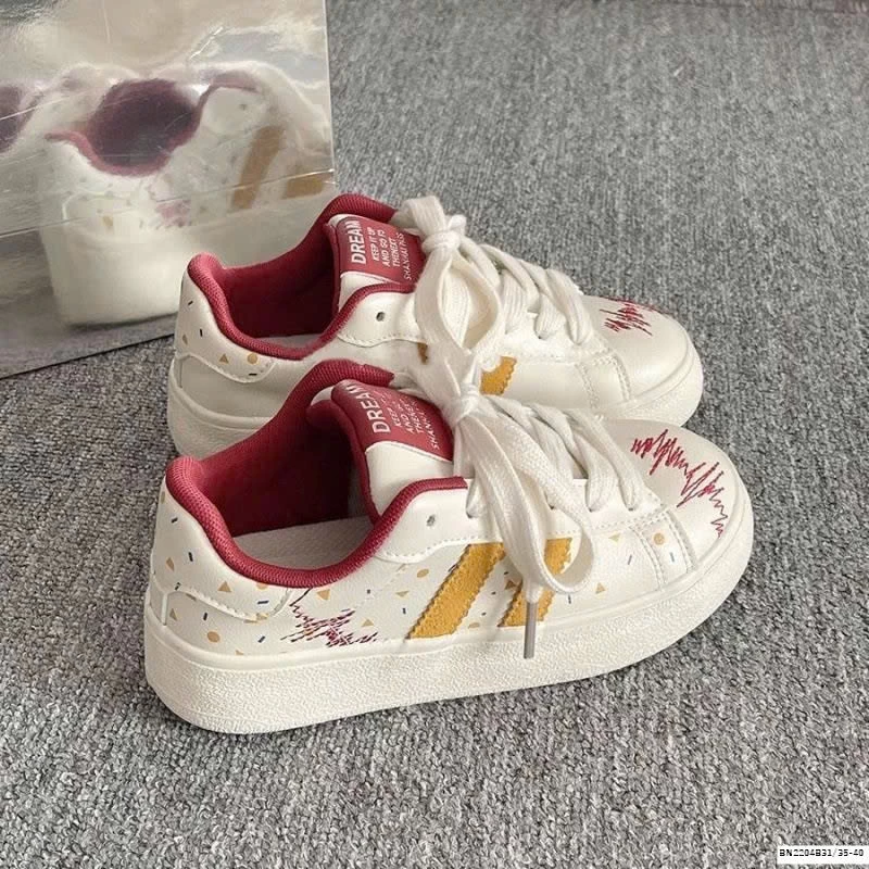 GIÀY THỂ THAO BUỘC DÂY PHỐI VẠCH NỮ