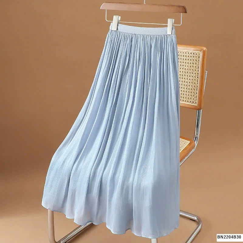 CHÂN VÁY LỤA BASIC