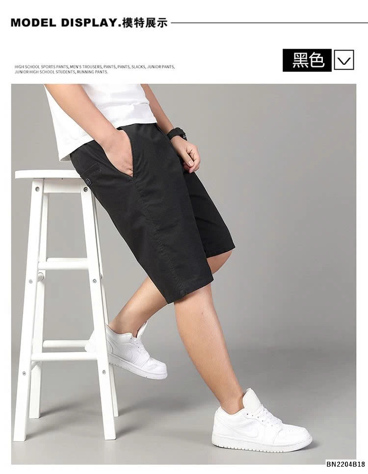 QUẦN SHORT NAM TRƠN MÀU