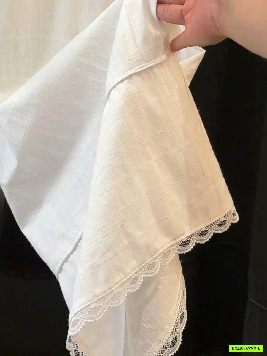 QUẦN ĐŨI ỐNG RỘNG ANNA GẤU VIỀN REN