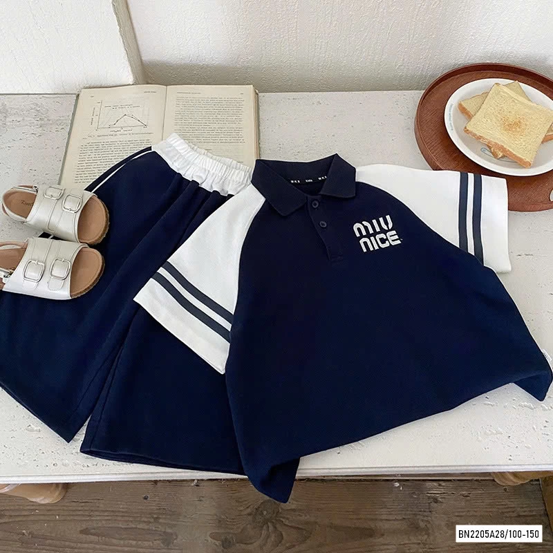 SÉT POLO MIU PHỐI MÀU TAY