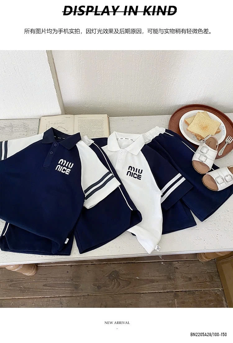 SÉT POLO MIU PHỐI MÀU TAY