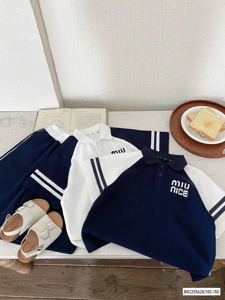 SÉT POLO MIU PHỐI MÀU TAY