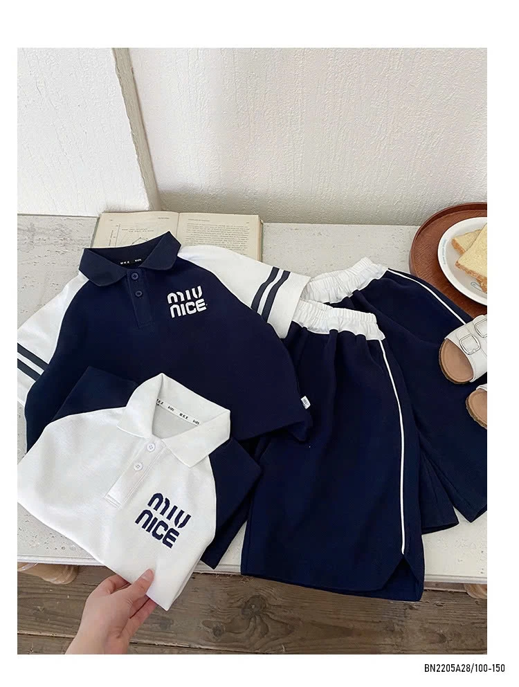 SÉT POLO MIU PHỐI MÀU TAY