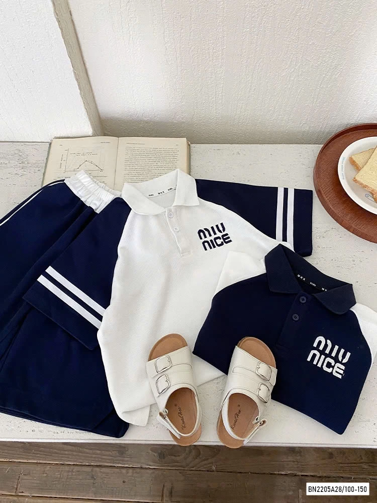 SÉT POLO MIU PHỐI MÀU TAY