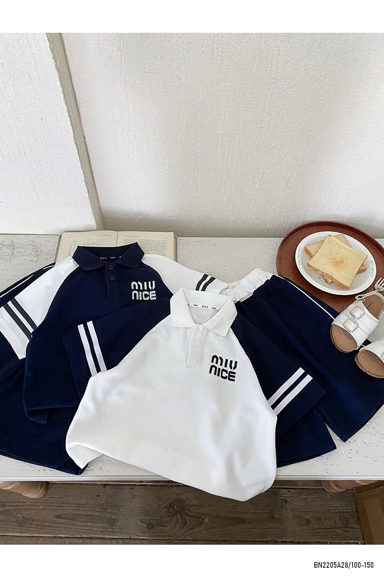 SÉT POLO MIU PHỐI MÀU TAY