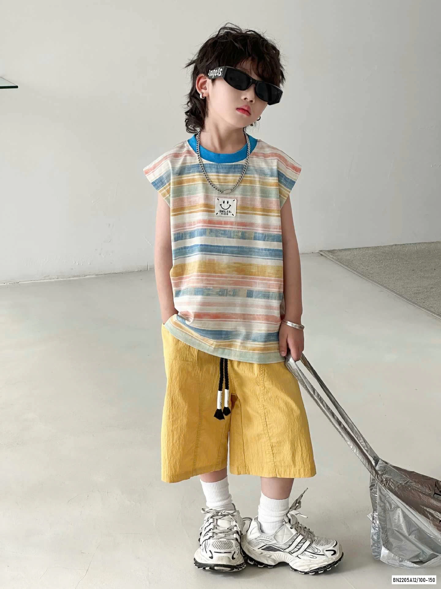 TANKTOP SẮC MÀU MIX SHORT VÀNG