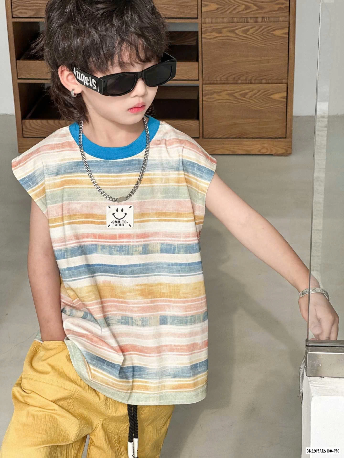 TANKTOP SẮC MÀU MIX SHORT VÀNG