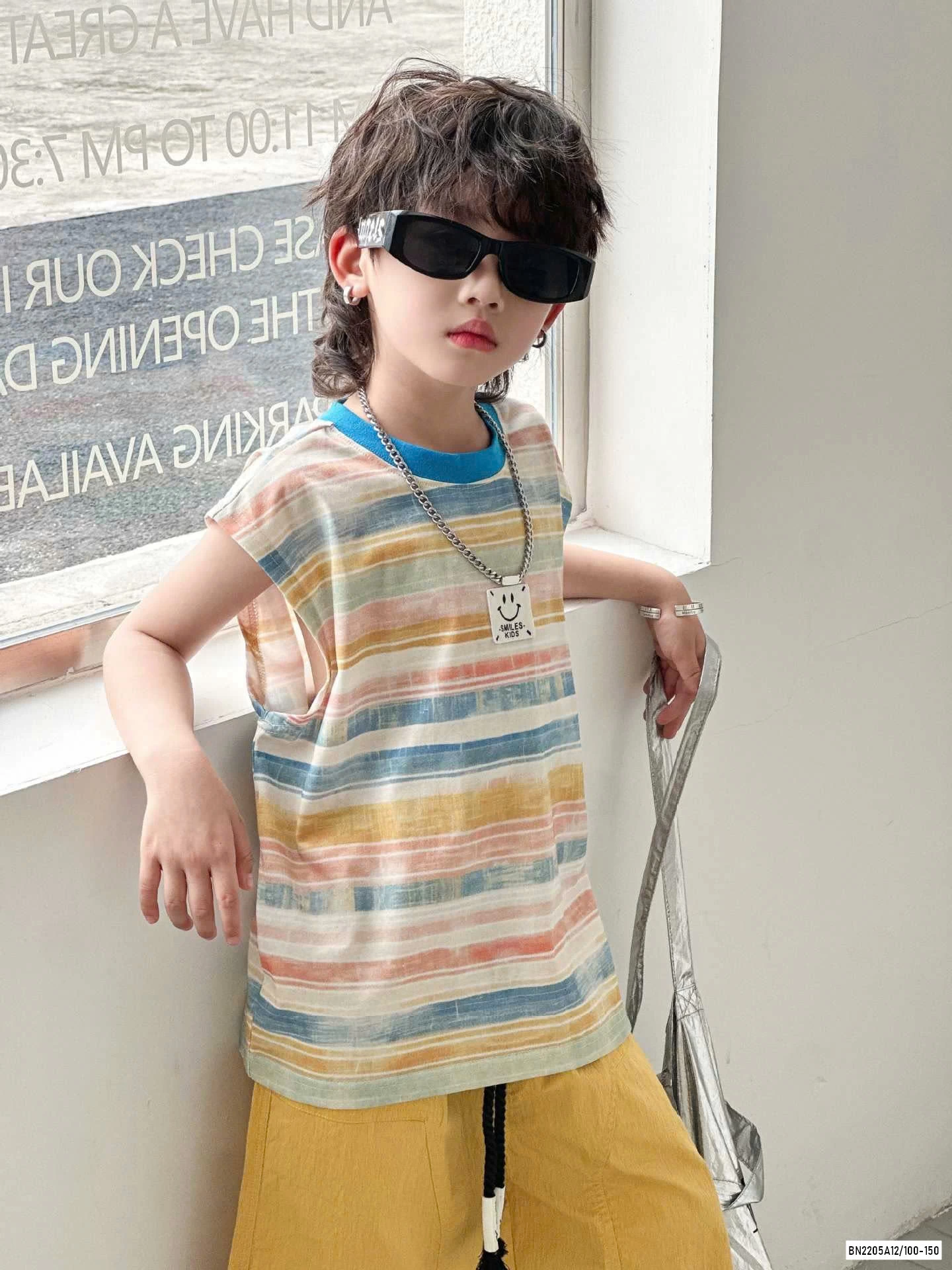 TANKTOP SẮC MÀU MIX SHORT VÀNG