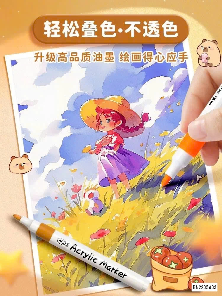 BỘ 120 MÀU ACRYLIC PHIÊN BẢN CABYBARA