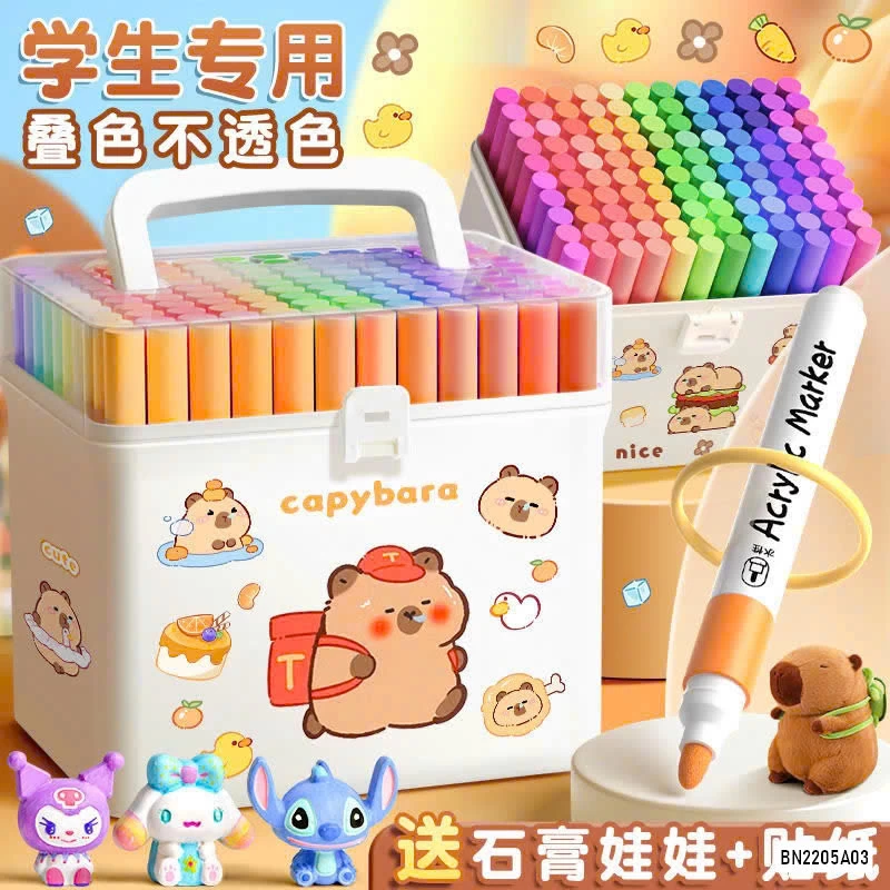 BỘ 120 MÀU ACRYLIC PHIÊN BẢN CABYBARA