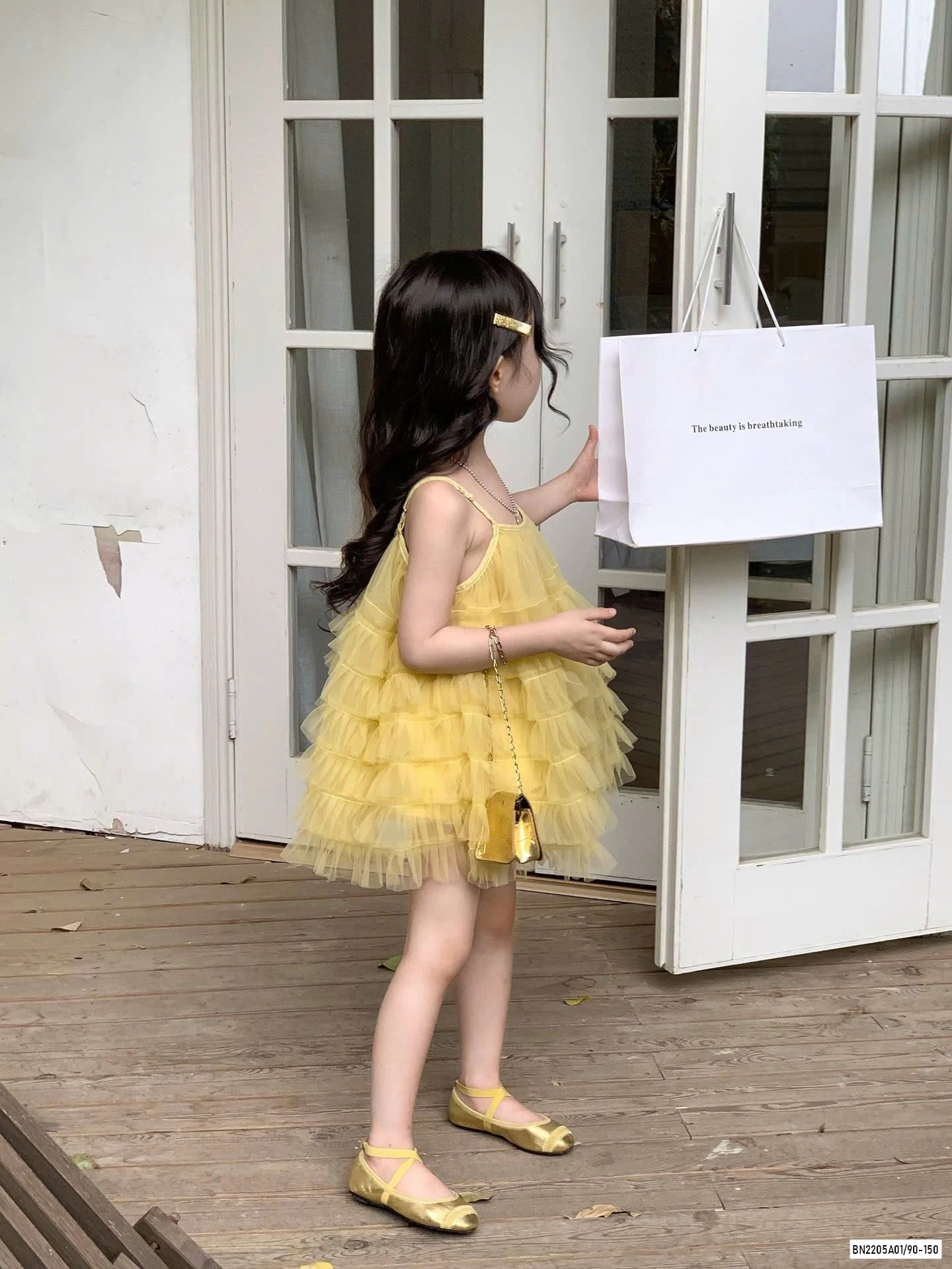 ÁO 2 DÂY VOAN MIX SHORT REN