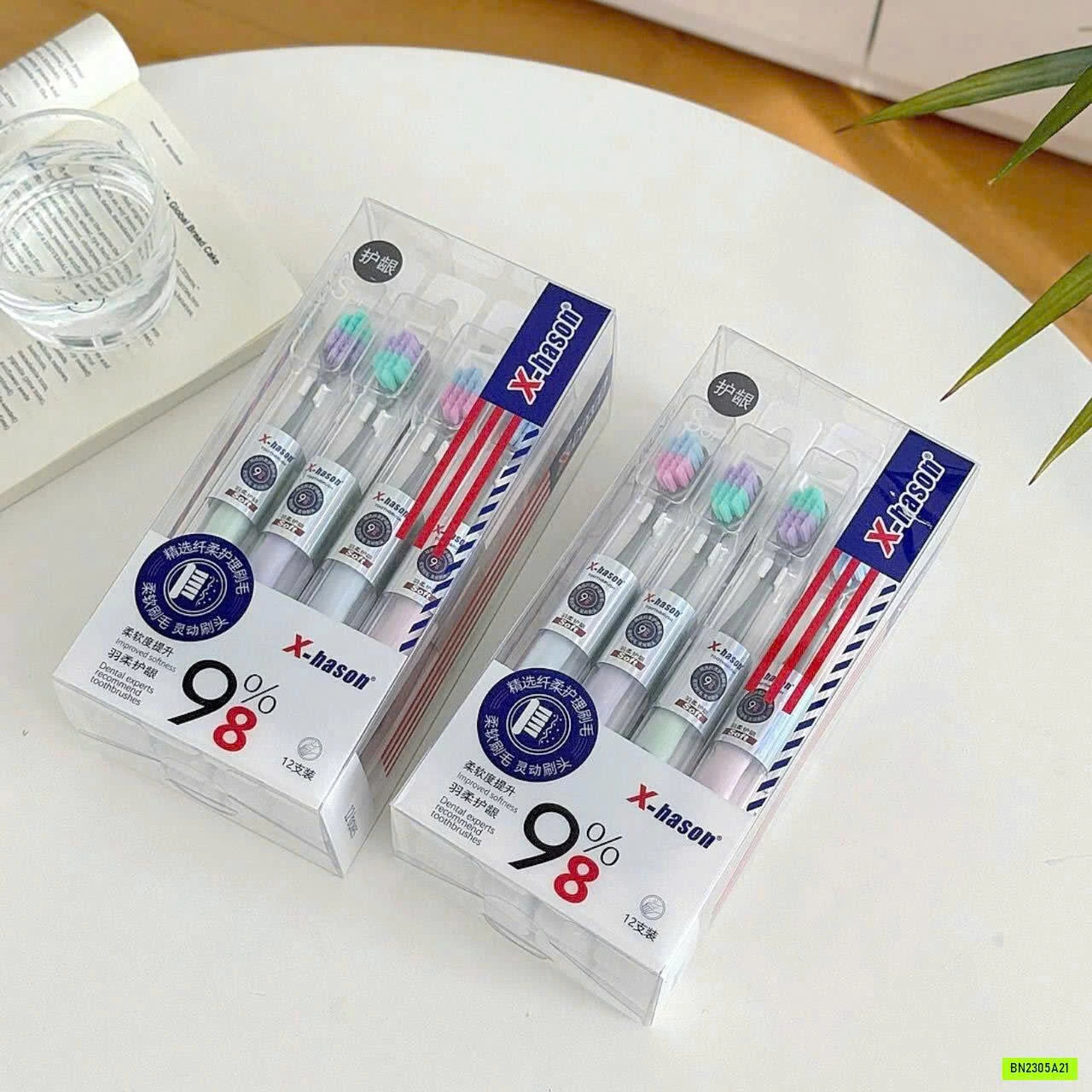 HỘP 12 BÀN CHẢI XHASON XUẤT MỸ