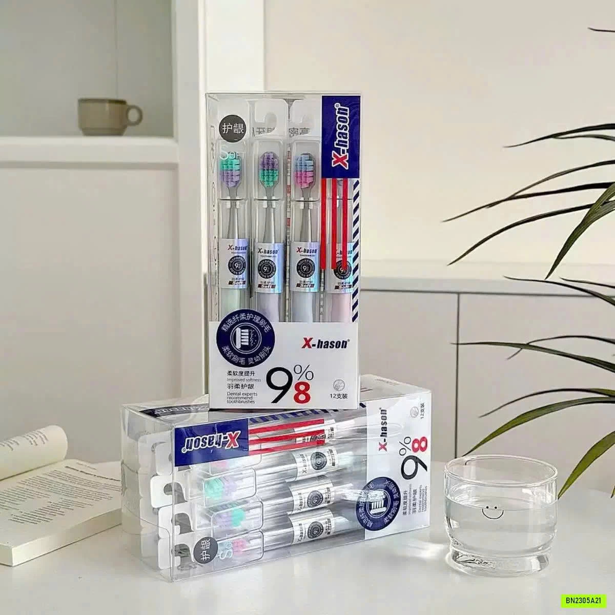 HỘP 12 BÀN CHẢI XHASON XUẤT MỸ