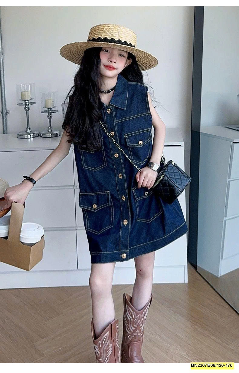 ĐẦM JEAN CÁ TÍNH