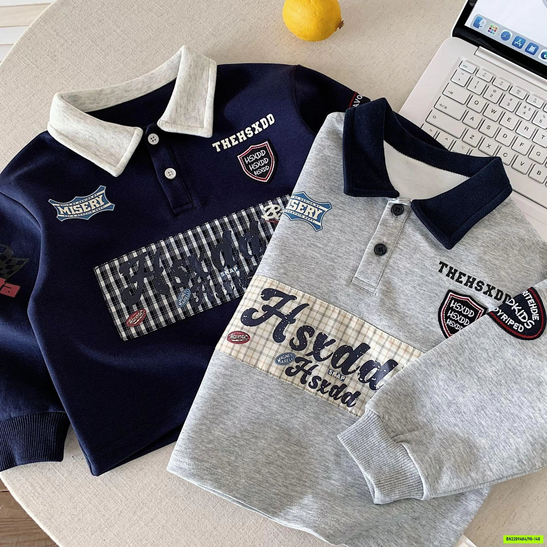 POLO THÊU CHỮ NGỰC CÁ TÍNH