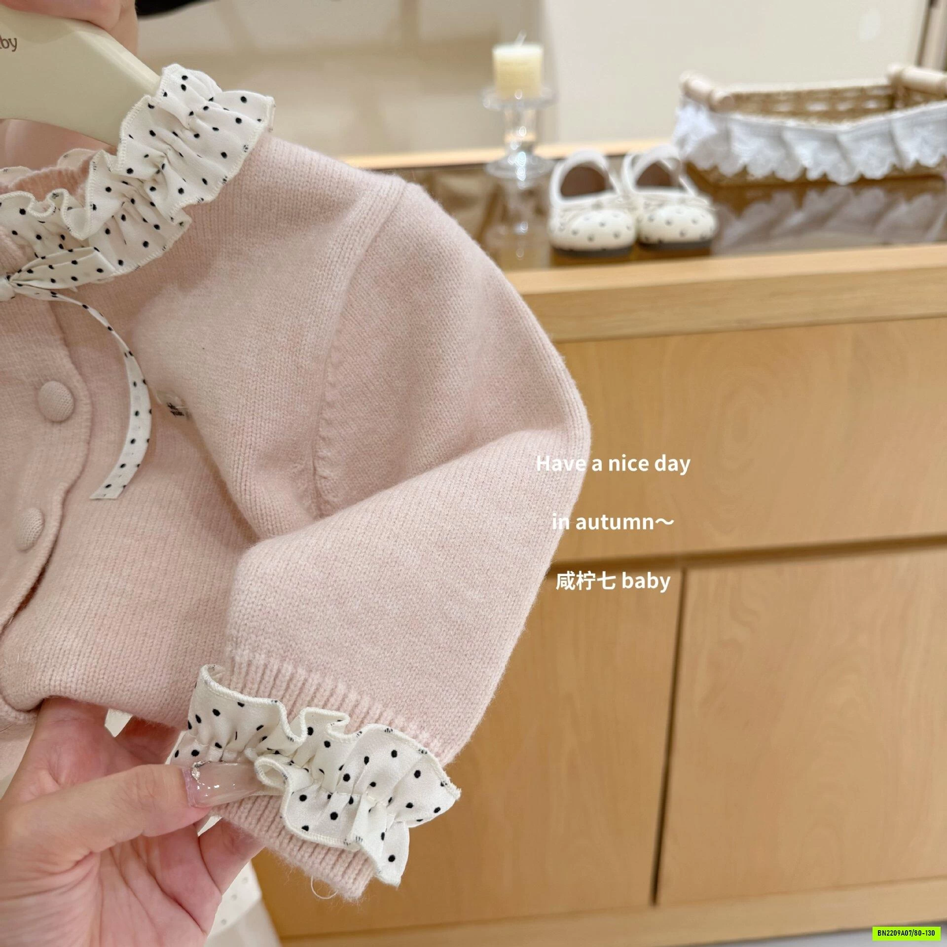 SÉT LEN HỒNG QUẦN BI TBABY