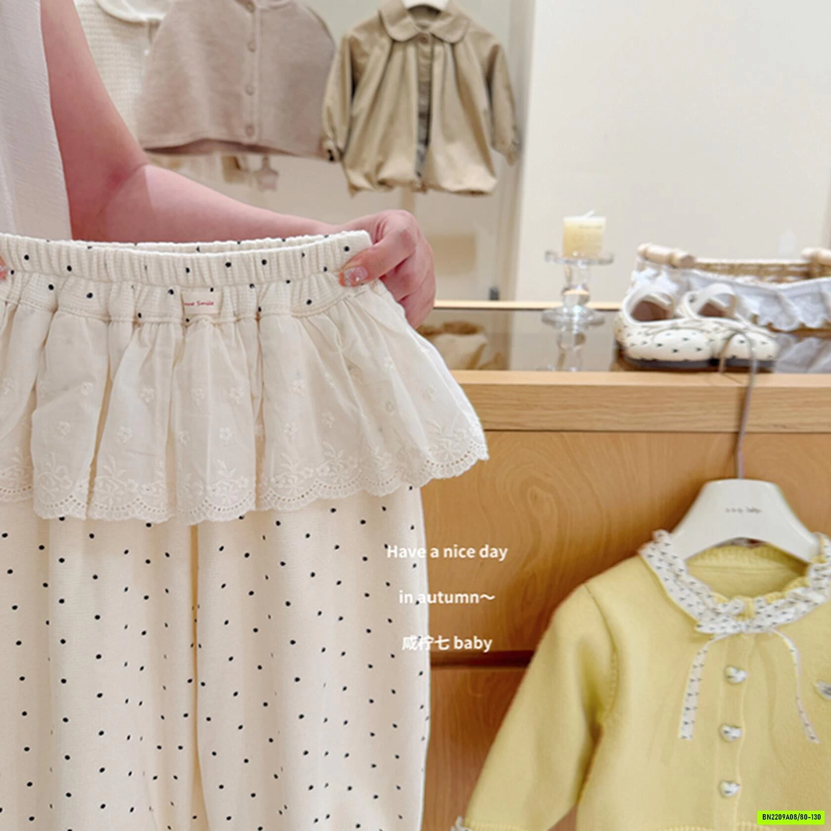 SÉT LEN HỒNG QUẦN BI TBABY