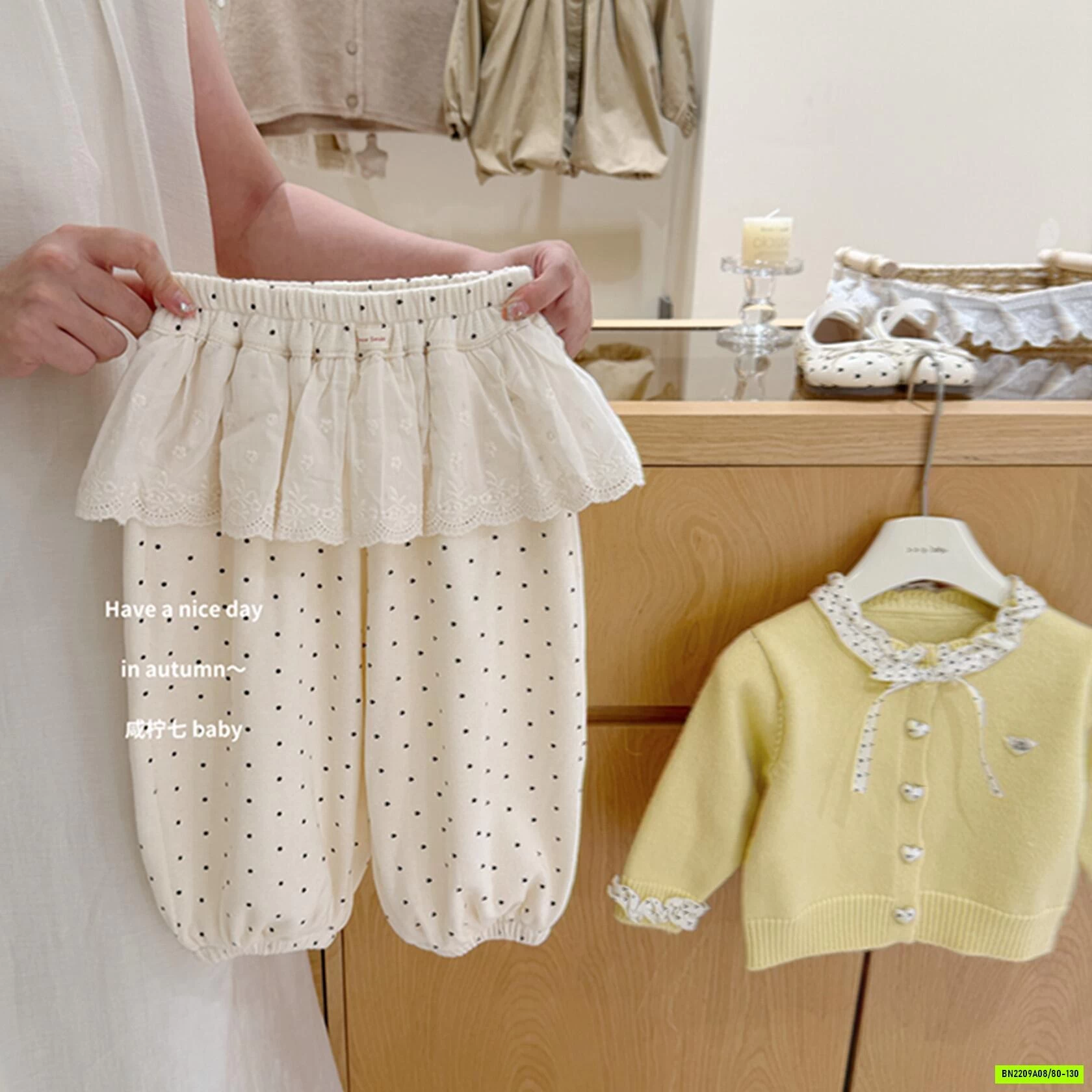 SÉT LEN HỒNG QUẦN BI TBABY