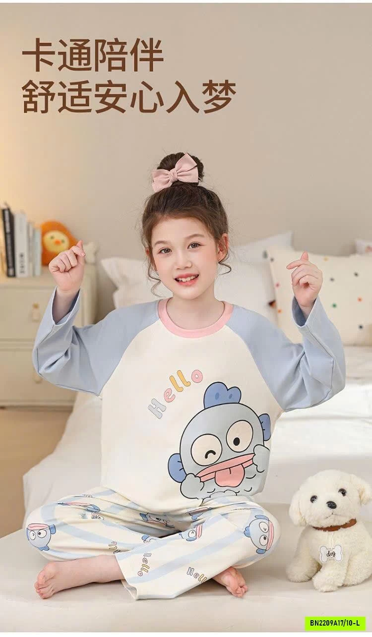 BỘ MẶC NHÀ HOẠT HÌNH CHO BÉ